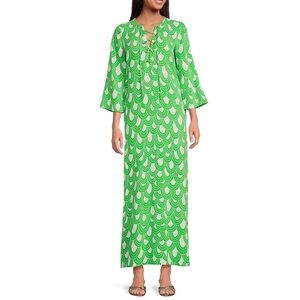 NWT TRINA TURK
Catamaran 3/4-Sleeve Maxi Dress